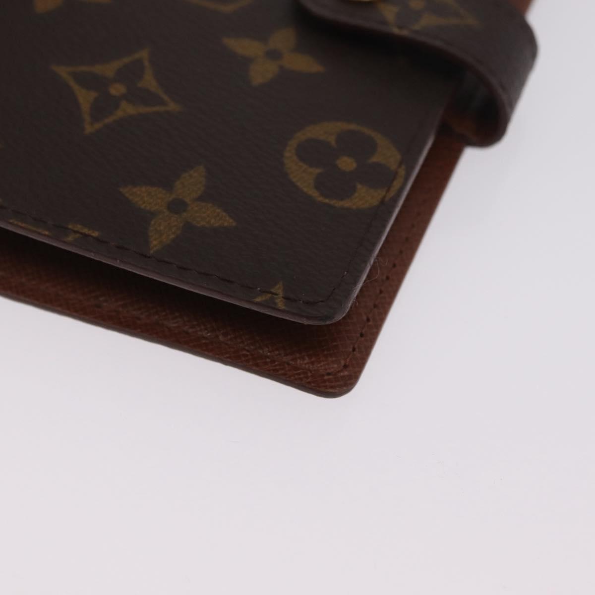 LOUIS VUITTON Monogram Agenda PM Day Planner Cover R20005 LV Auth mr3130A