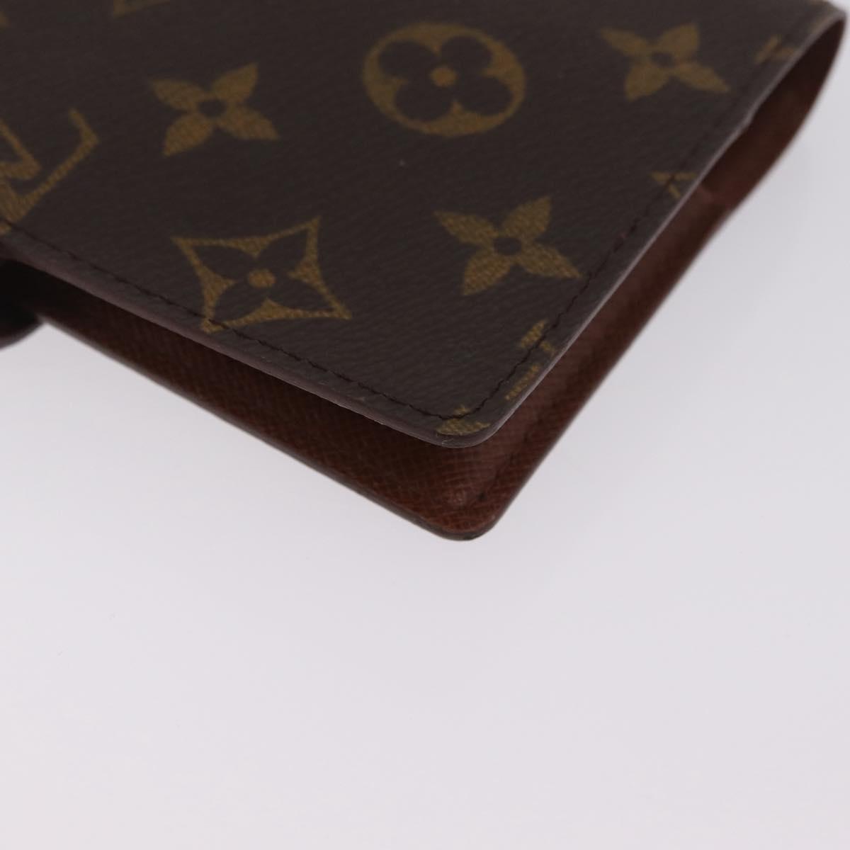 LOUIS VUITTON Monogram Agenda PM Day Planner Cover R20005 LV Auth mr3130A