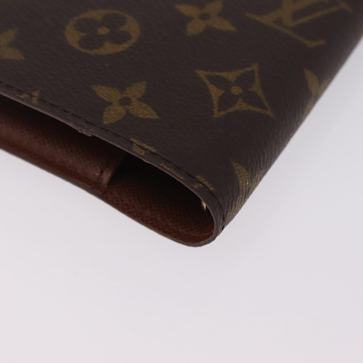 LOUIS VUITTON Monogram Agenda PM Day Planner Cover R20005 LV Auth mr3130A