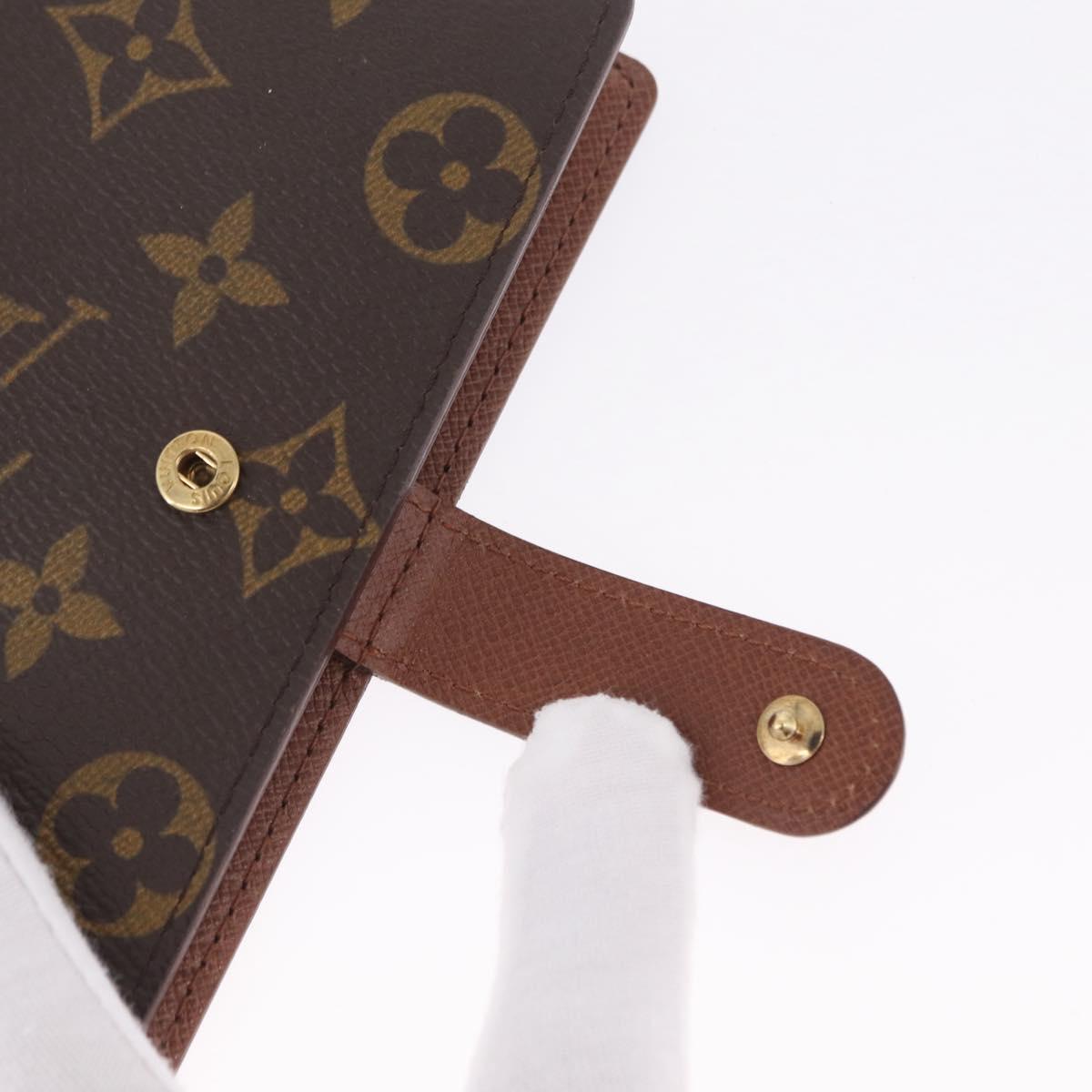 LOUIS VUITTON Monogram Agenda PM Day Planner Cover R20005 LV Auth mr3130A