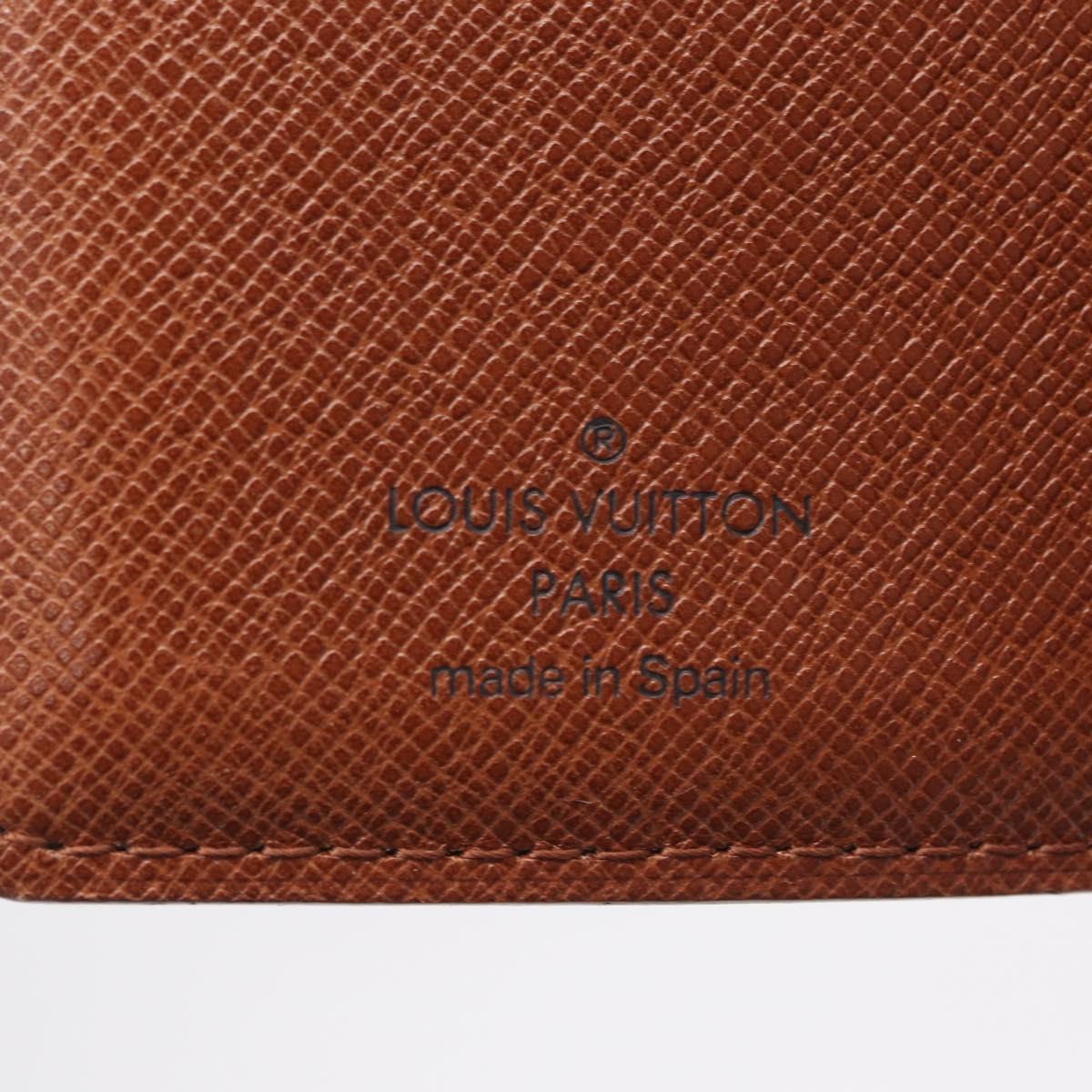 LOUIS VUITTON Monogram Agenda PM Day Planner Cover R20005 LV Auth mr3130A