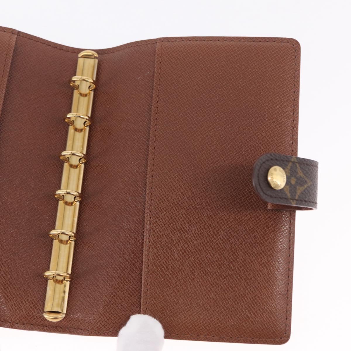 LOUIS VUITTON Monogram Agenda PM Day Planner Cover R20005 LV Auth mr3130A