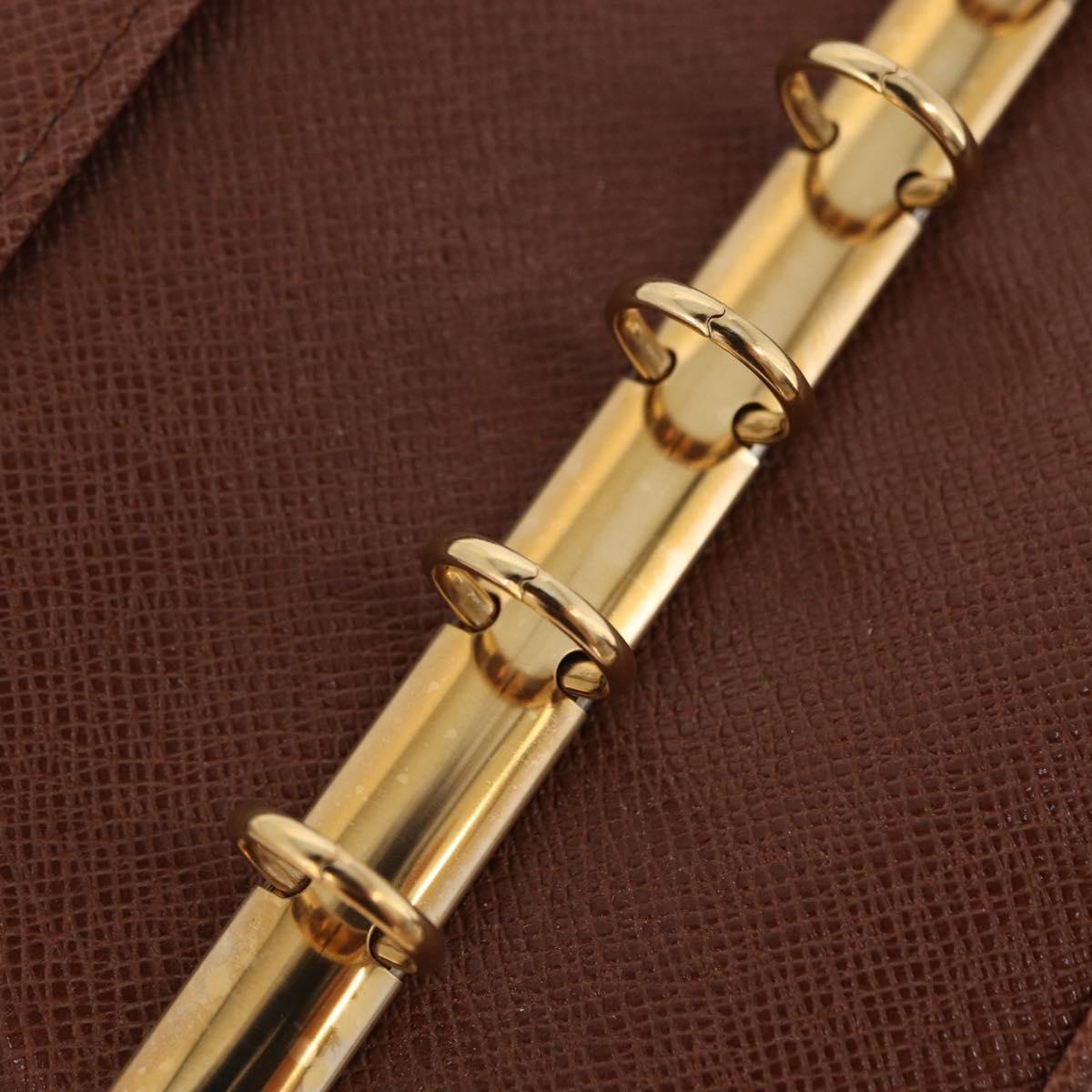 LOUIS VUITTON Monogram Agenda PM Day Planner Cover R20005 LV Auth mr3130A