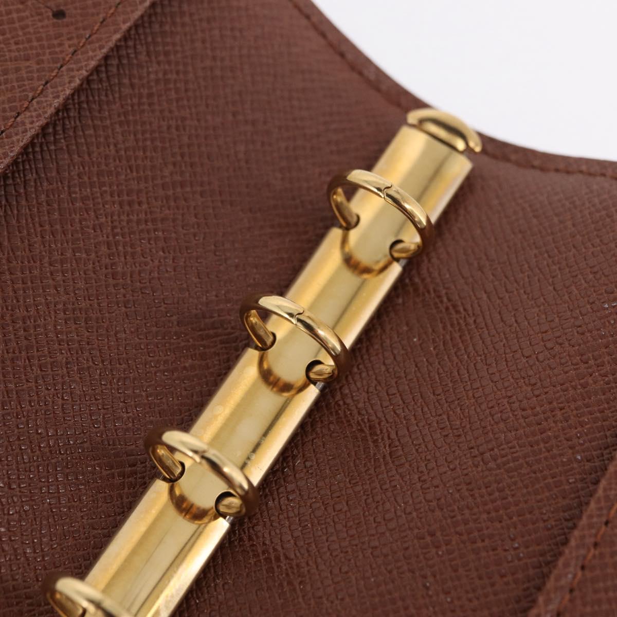 LOUIS VUITTON Monogram Agenda PM Day Planner Cover R20005 LV Auth mr3130A