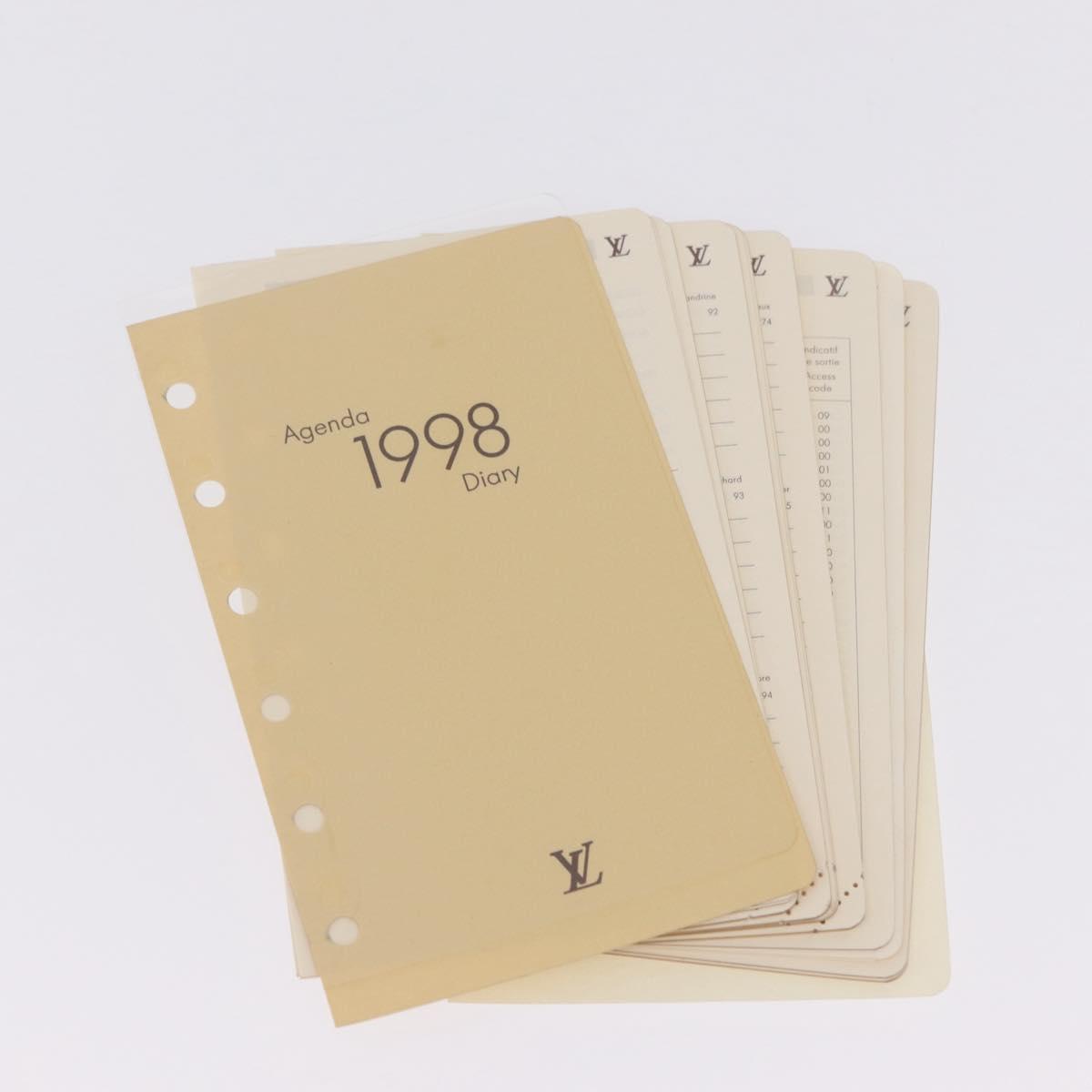LOUIS VUITTON Monogram Agenda PM Day Planner Cover R20005 LV Auth mr3130A