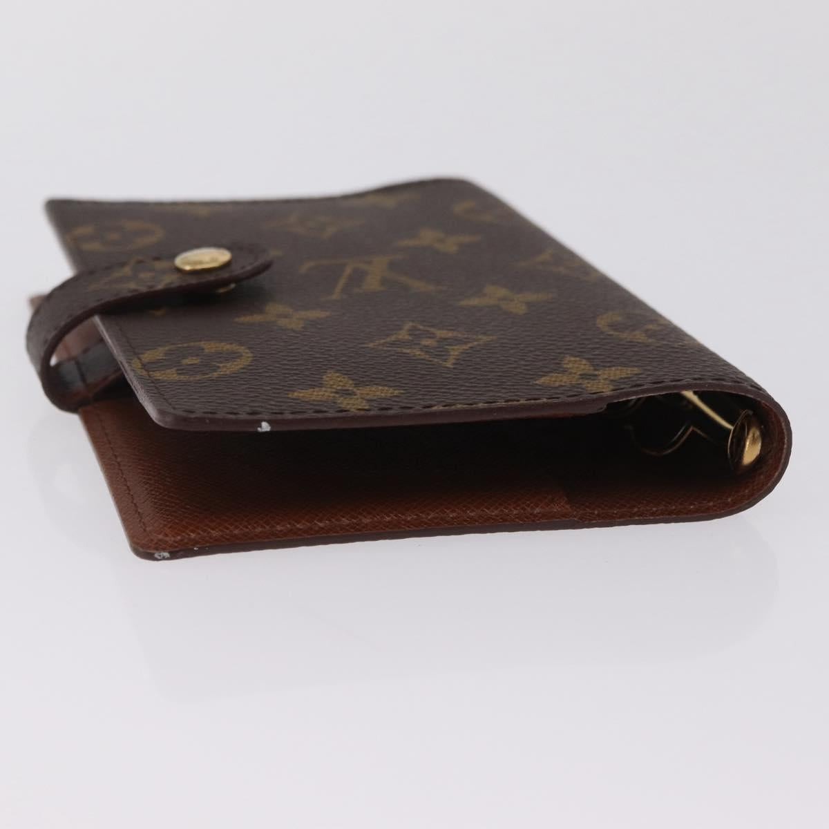 LOUIS VUITTON Monogram Agenda PM Day Planner Cover R20005 LV Auth mr3130A