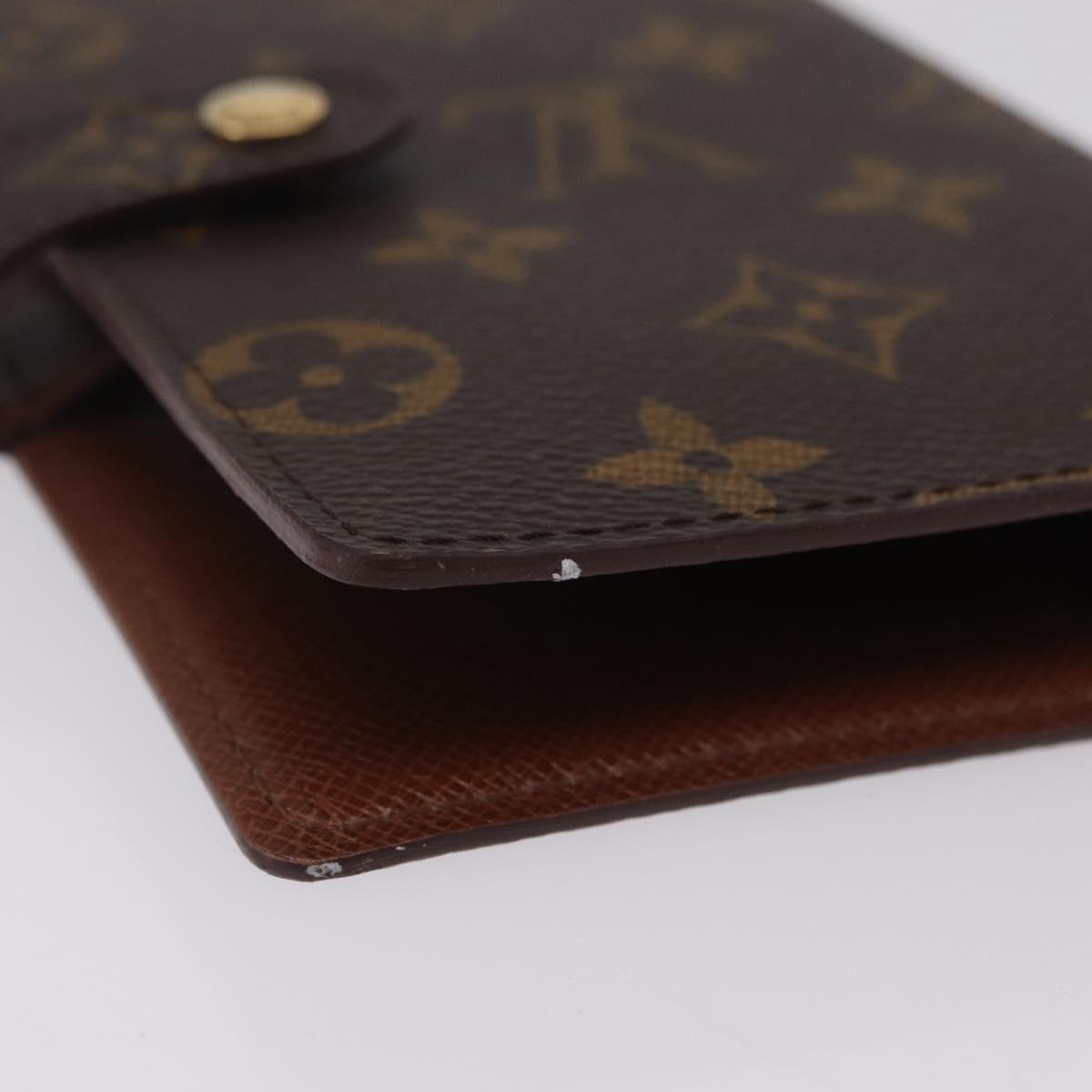 LOUIS VUITTON Monogram Agenda PM Day Planner Cover R20005 LV Auth mr3130A