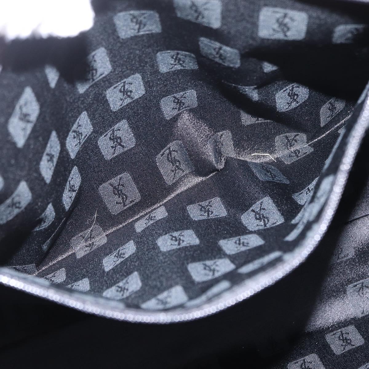 Saint Laurent Tote Bag Nylon Brown Auth mr3140