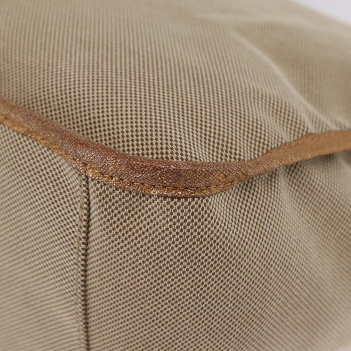 Chloe Harley Hand Bag Canvas Beige Gold Auth mr3153A