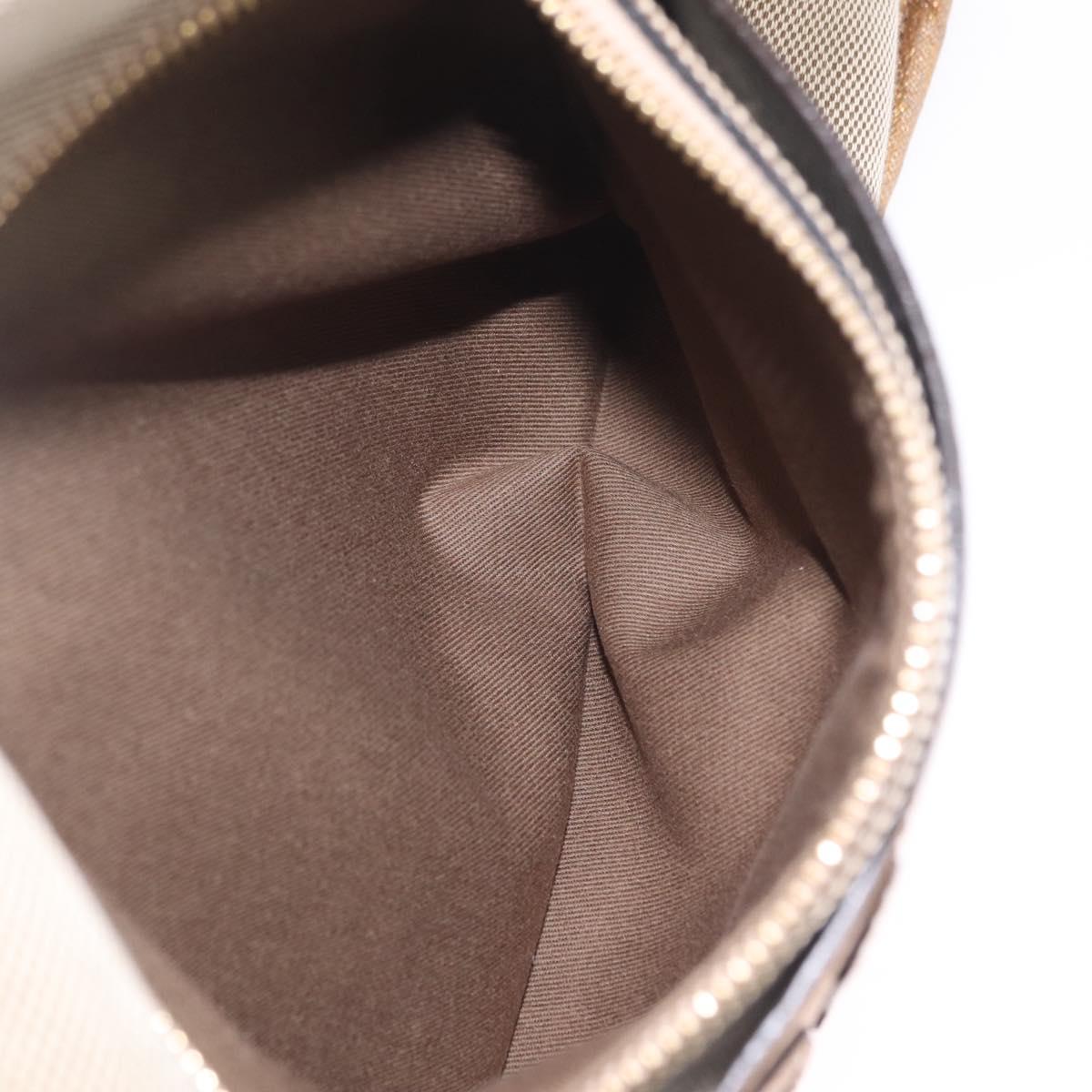 Chloe Harley Hand Bag Canvas Beige Gold Auth mr3153A