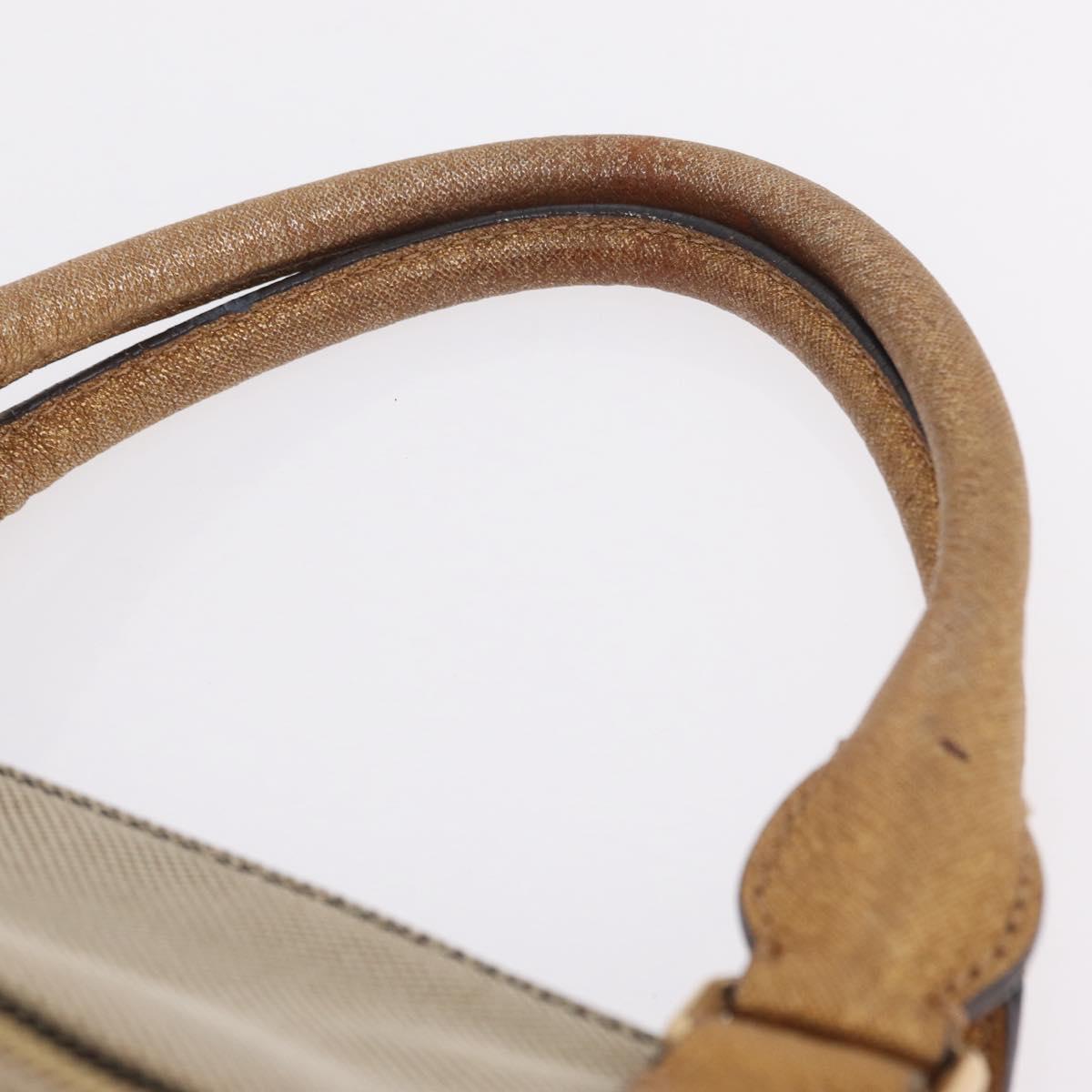 Chloe Harley Hand Bag Canvas Beige Gold Auth mr3153A