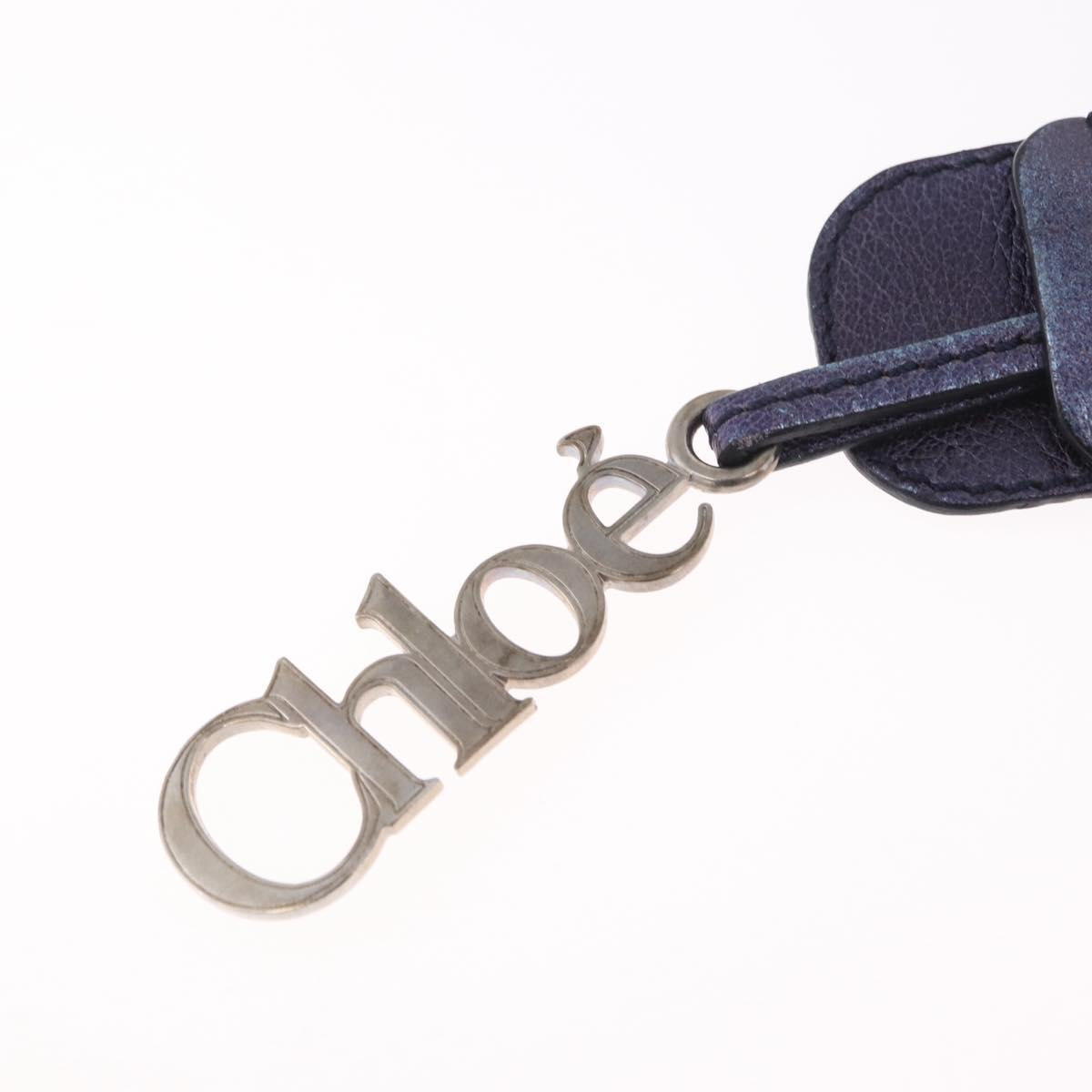 Chloe Shoulder Bag Leather Purple Auth mr3154
