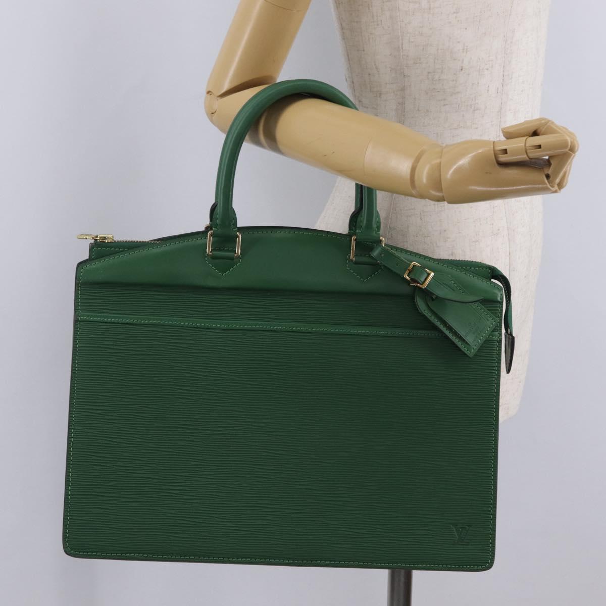 LOUIS VUITTON Epi Riviera Hand Bag Green M48184 LV Auth mr3156