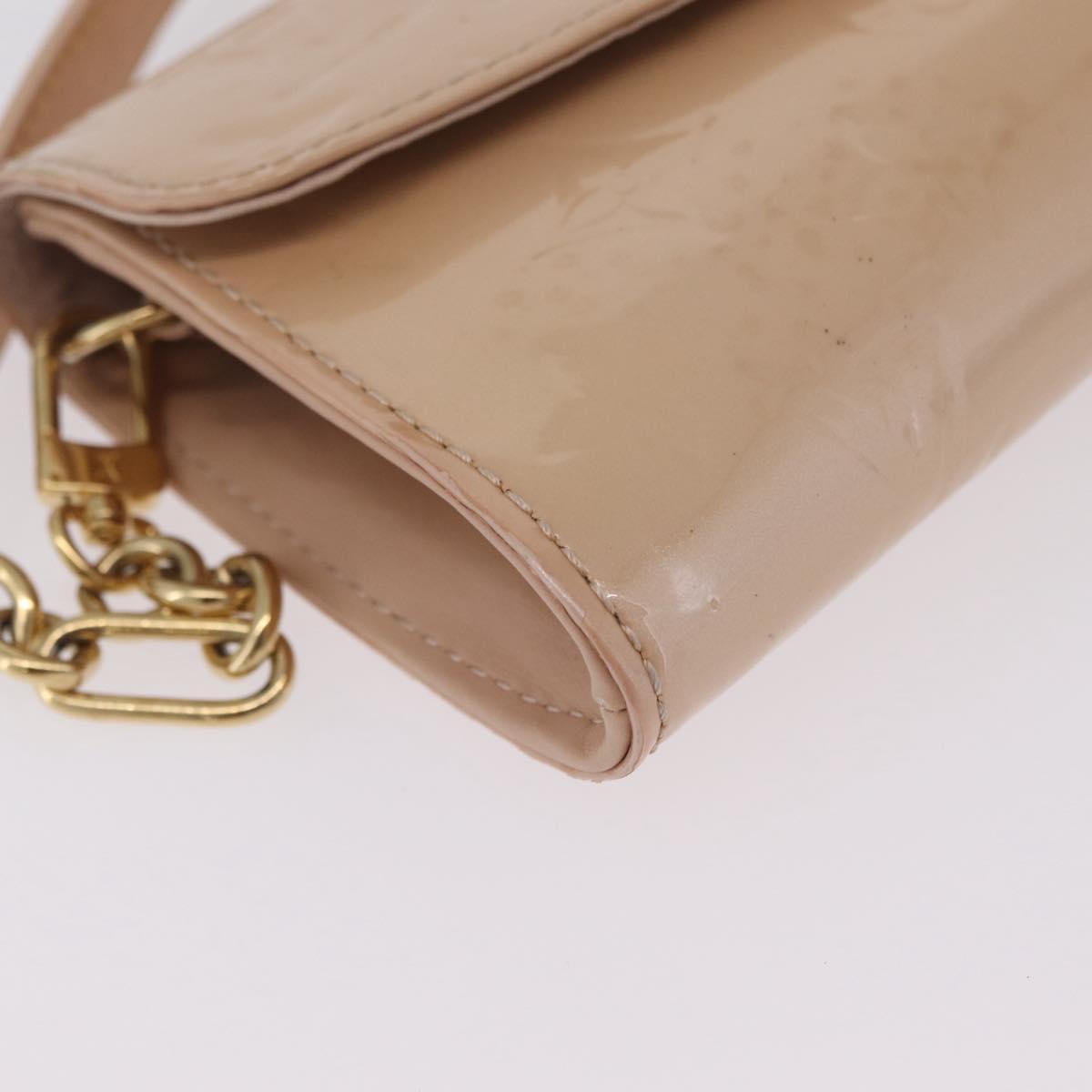 LOUIS VUITTON Monogram Vernis Sunset Bluebird Bag Marshmallow Pink Auth mr3158