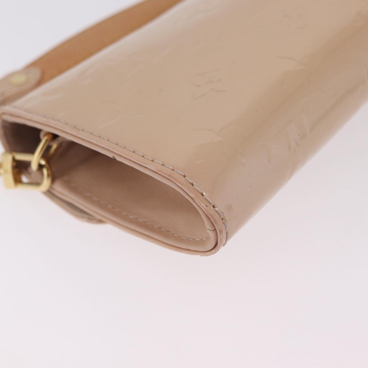 LOUIS VUITTON Monogram Vernis Sunset Bluebird Bag Marshmallow Pink Auth mr3158