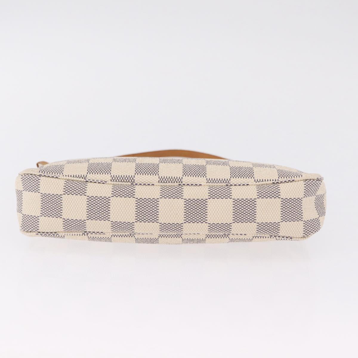 LOUIS VUITTON Damier Azur Pochette Accessoires Pouch N51986 LV Auth mr3159A