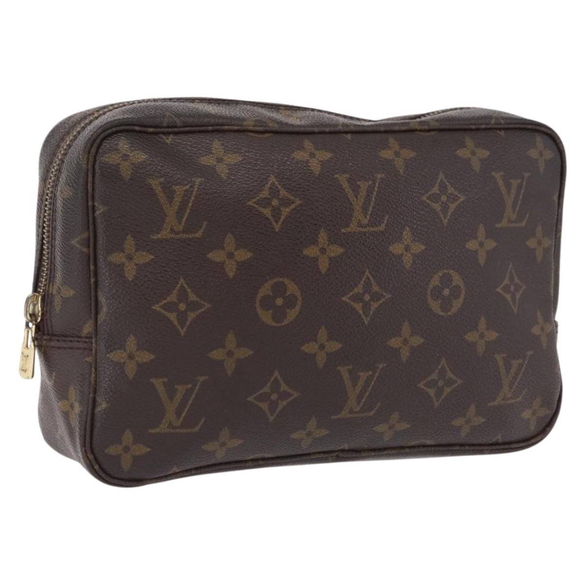 LOUIS VUITTON Monogram Trousse Toilette 23 Clutch Bag M47524 LV Auth mr3176