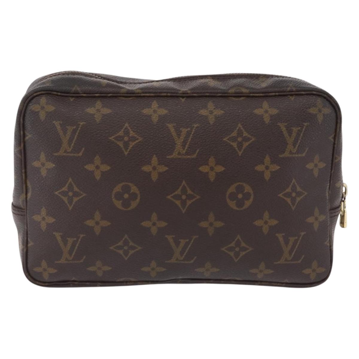 LOUIS VUITTON Monogram Trousse Toilette 23 Clutch Bag M47524 LV Auth mr3176