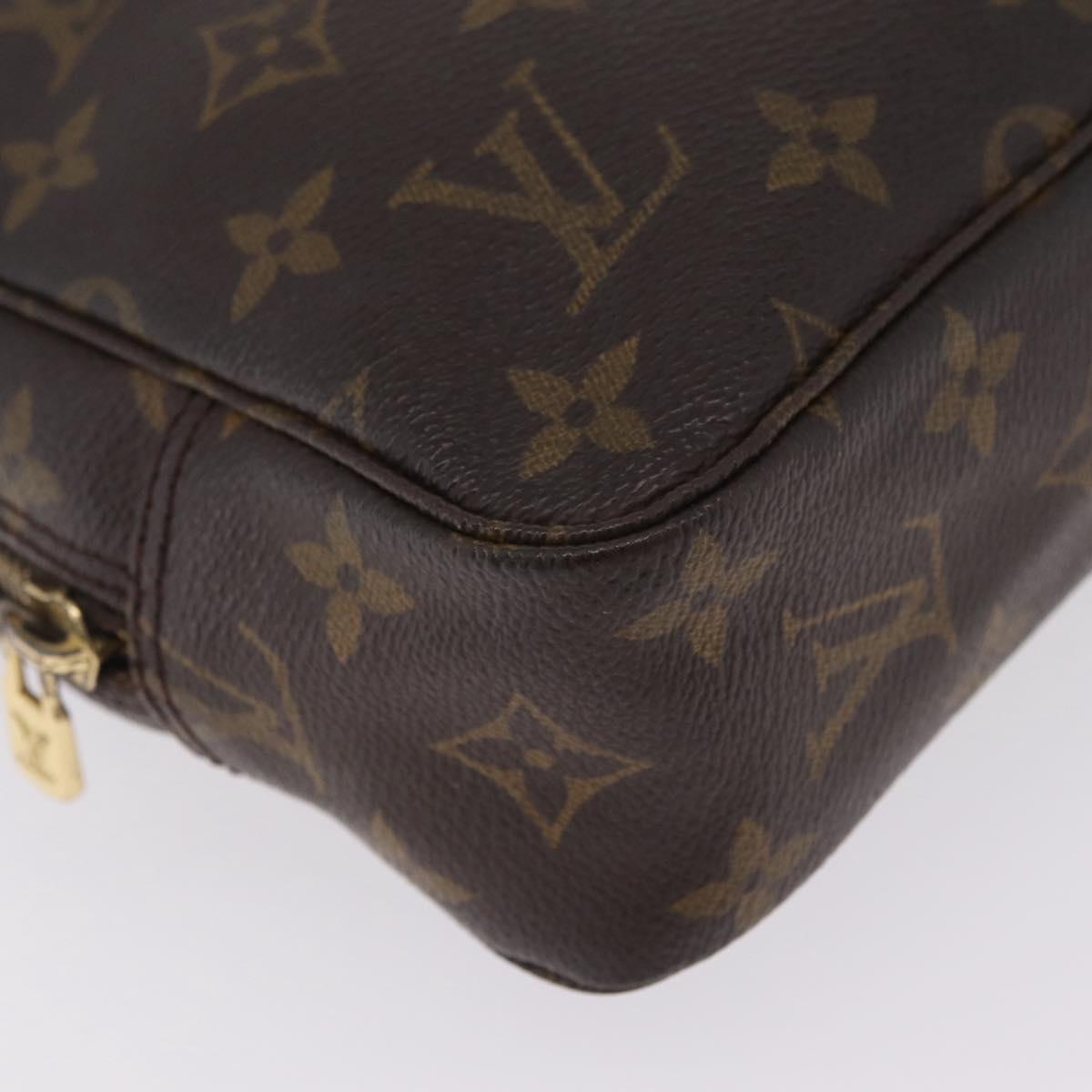 LOUIS VUITTON Monogram Trousse Toilette 23 Clutch Bag M47524 LV Auth mr3176