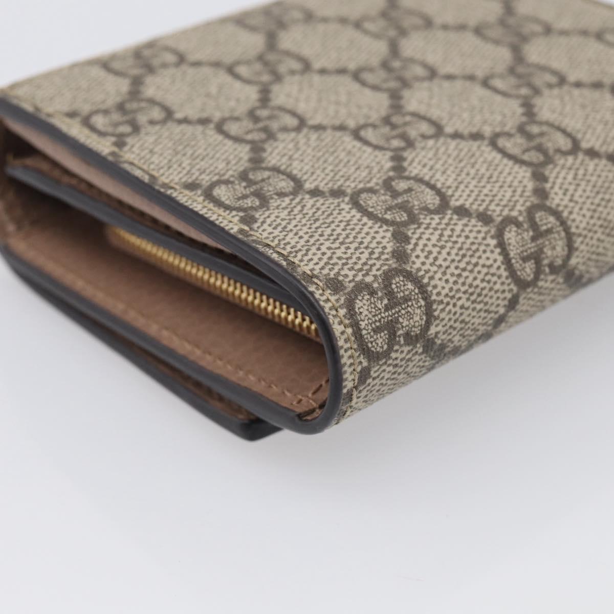 GUCCI Bifold Wallet Leather Pink Silver 598587 Auth mr3181A