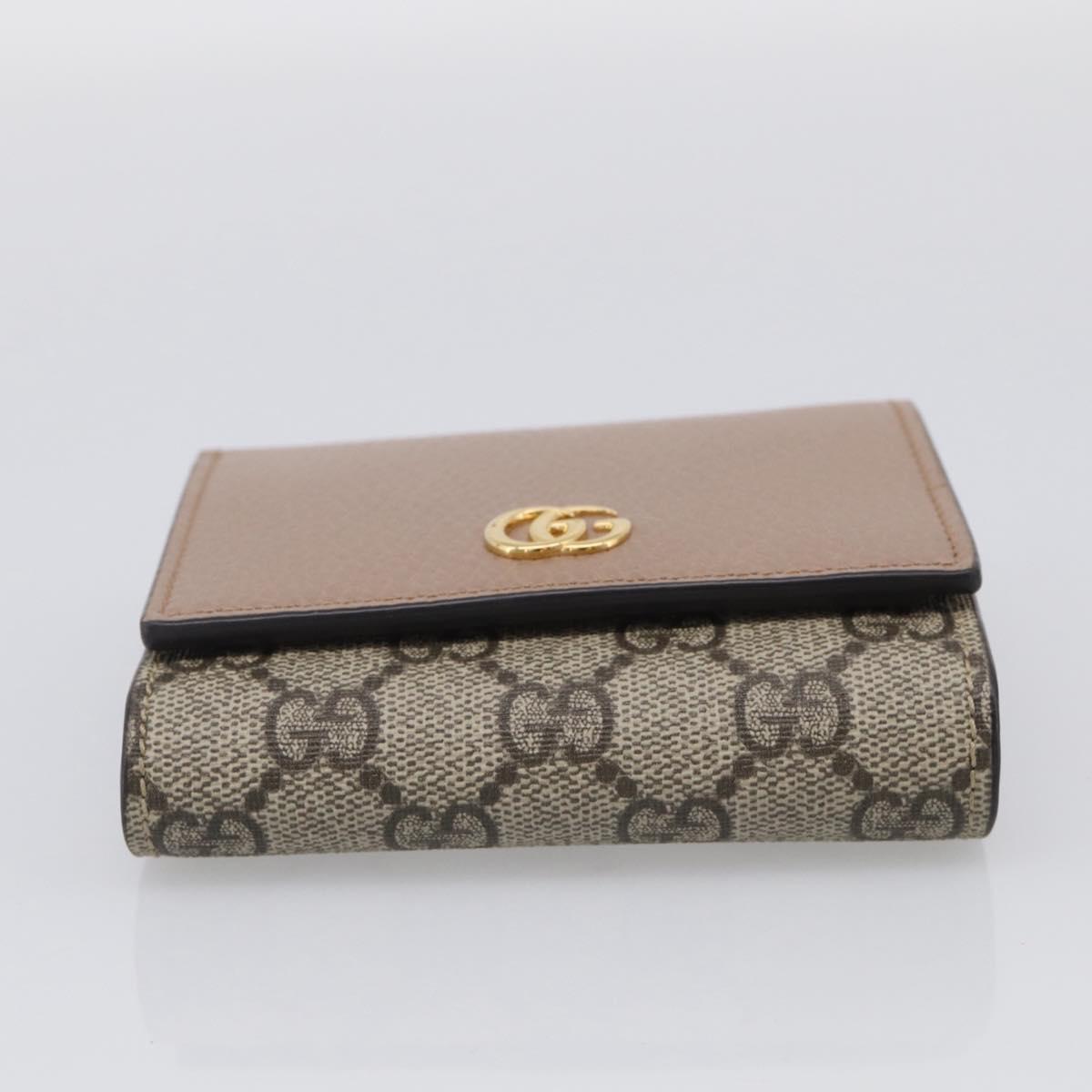 GUCCI Bifold Wallet Leather Pink Silver 598587 Auth mr3181A