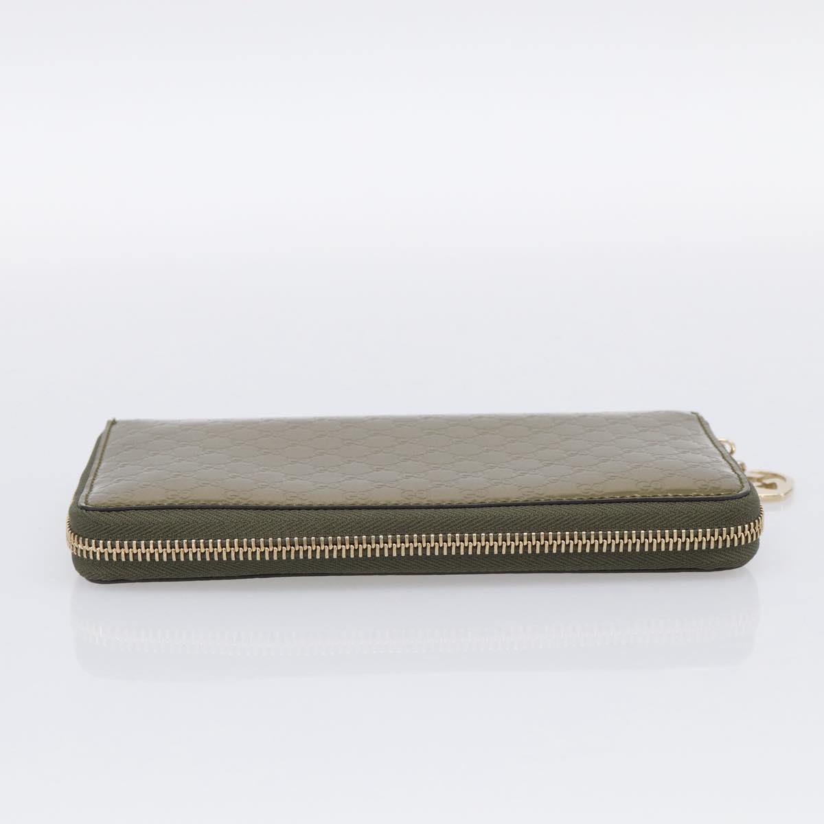 GUCCI Long Wallet Patent leather Red Gold 308005 Auth mr3182A