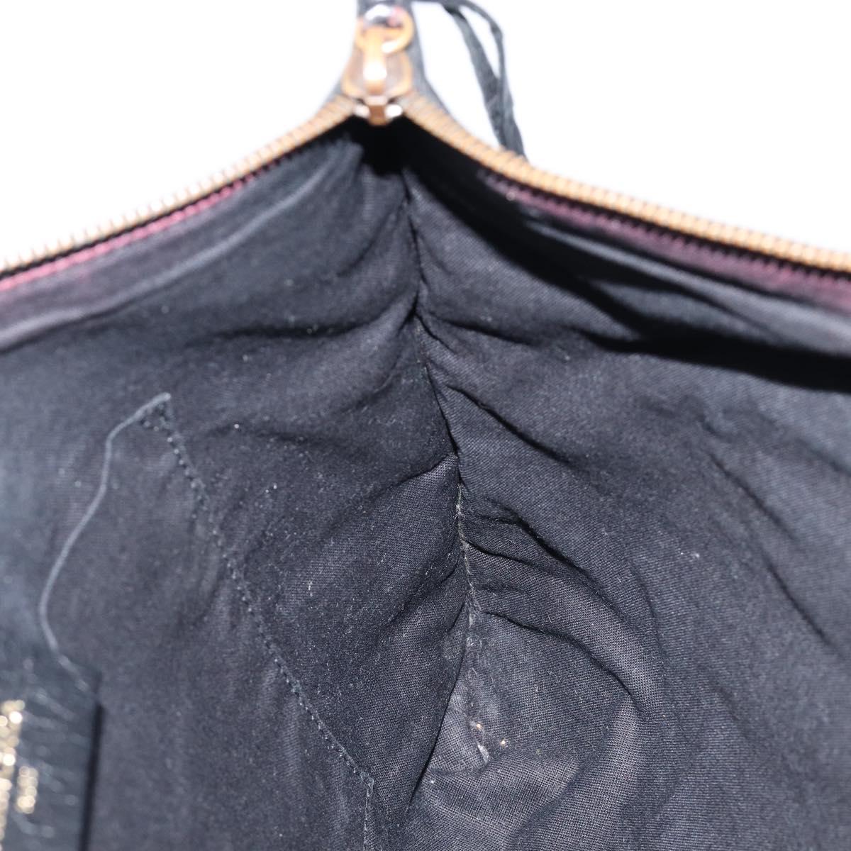 Balenciaga Clutch Bag Leather Black 362967 Auth mr3276