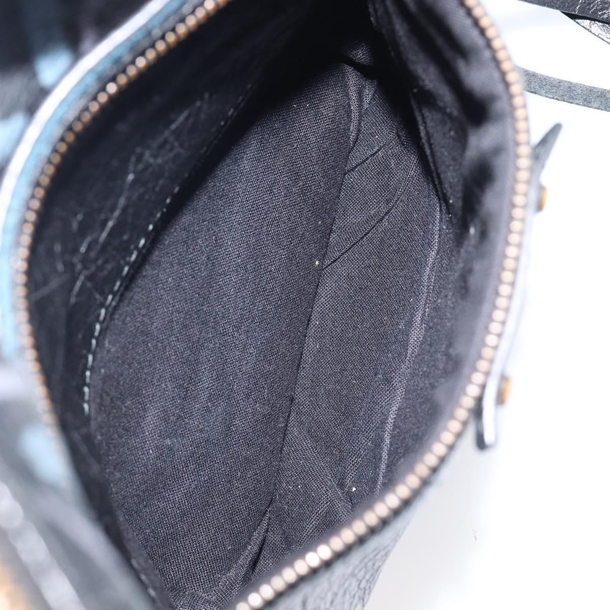 Balenciaga Clutch Bag Leather Black 362967 Auth mr3276