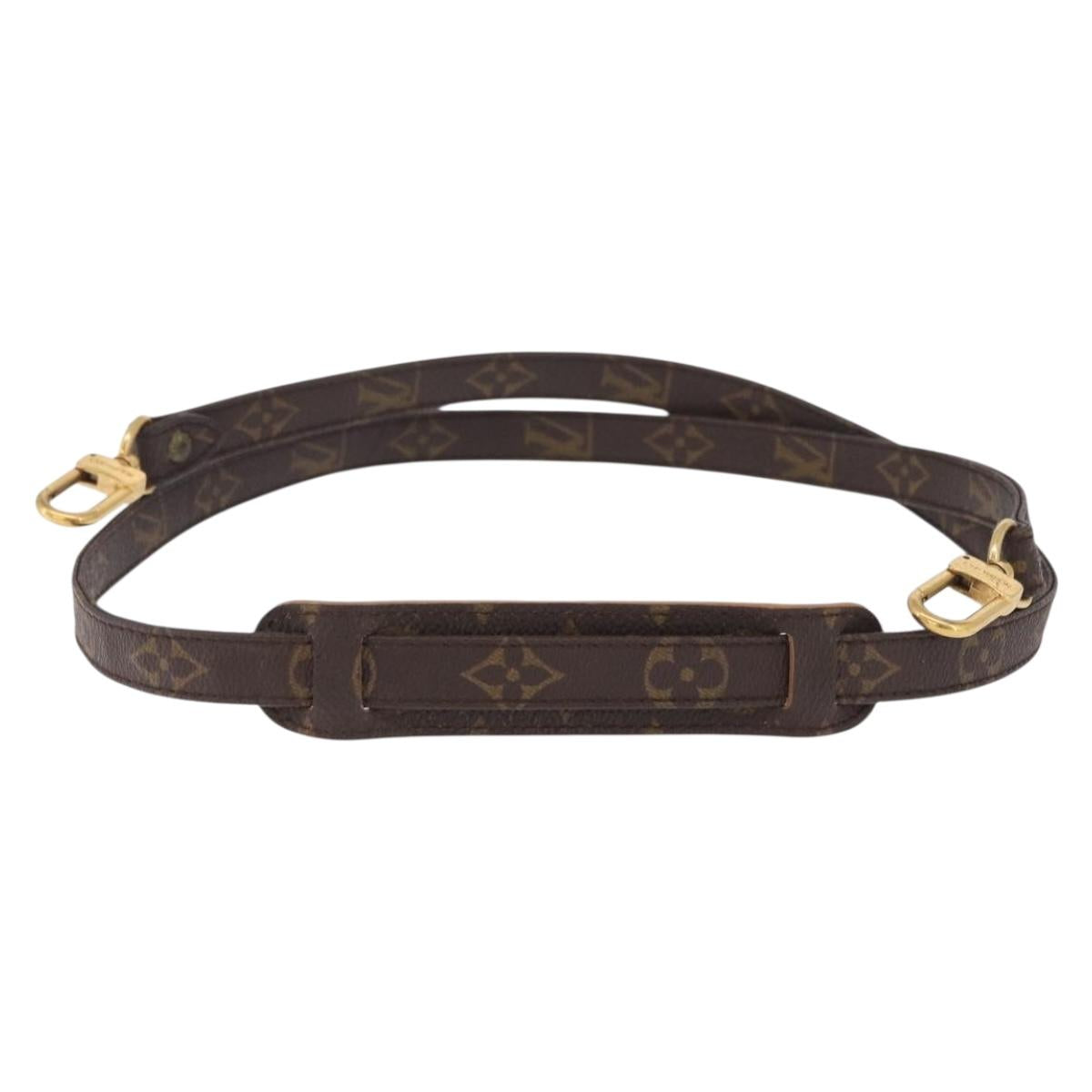 LOUIS VUITTON Monogram Shoulder Strap 46.1"" LV Auth mr3281