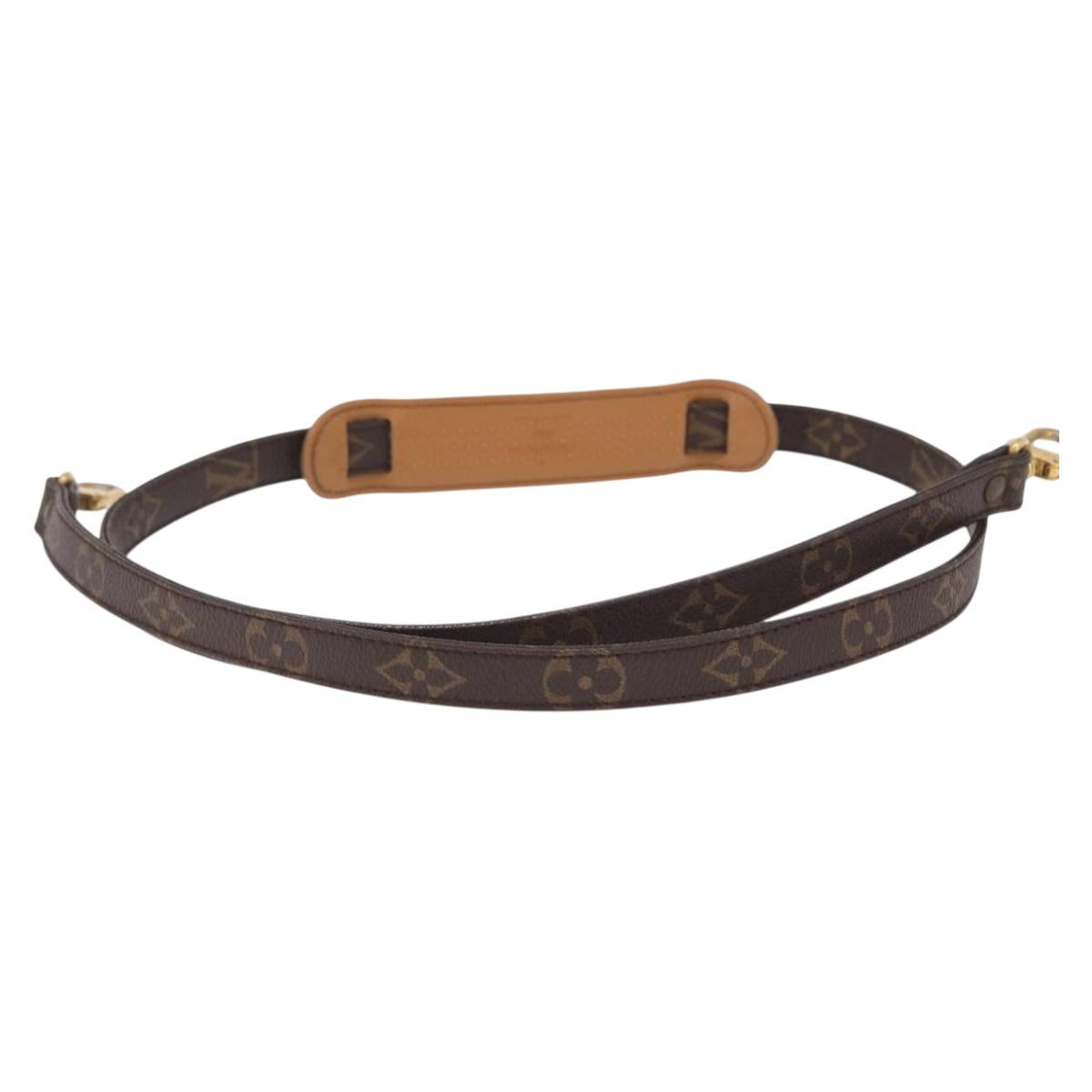 LOUIS VUITTON Monogram Shoulder Strap 46.1"" LV Auth mr3281