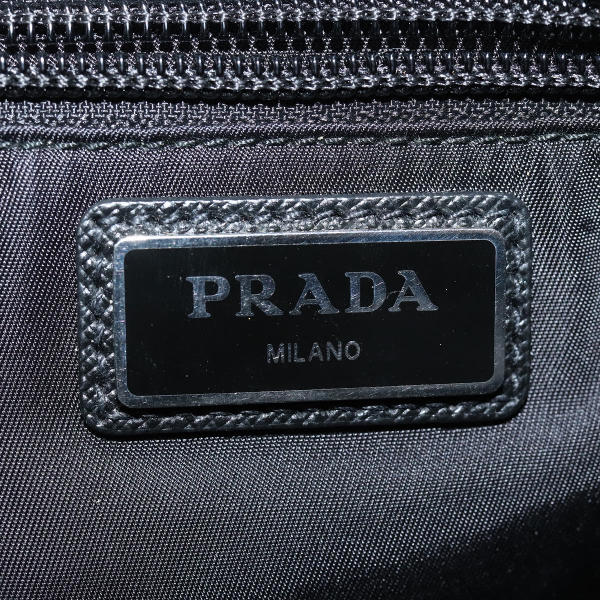 PRADA Waist bag Nylon Black Auth mr341