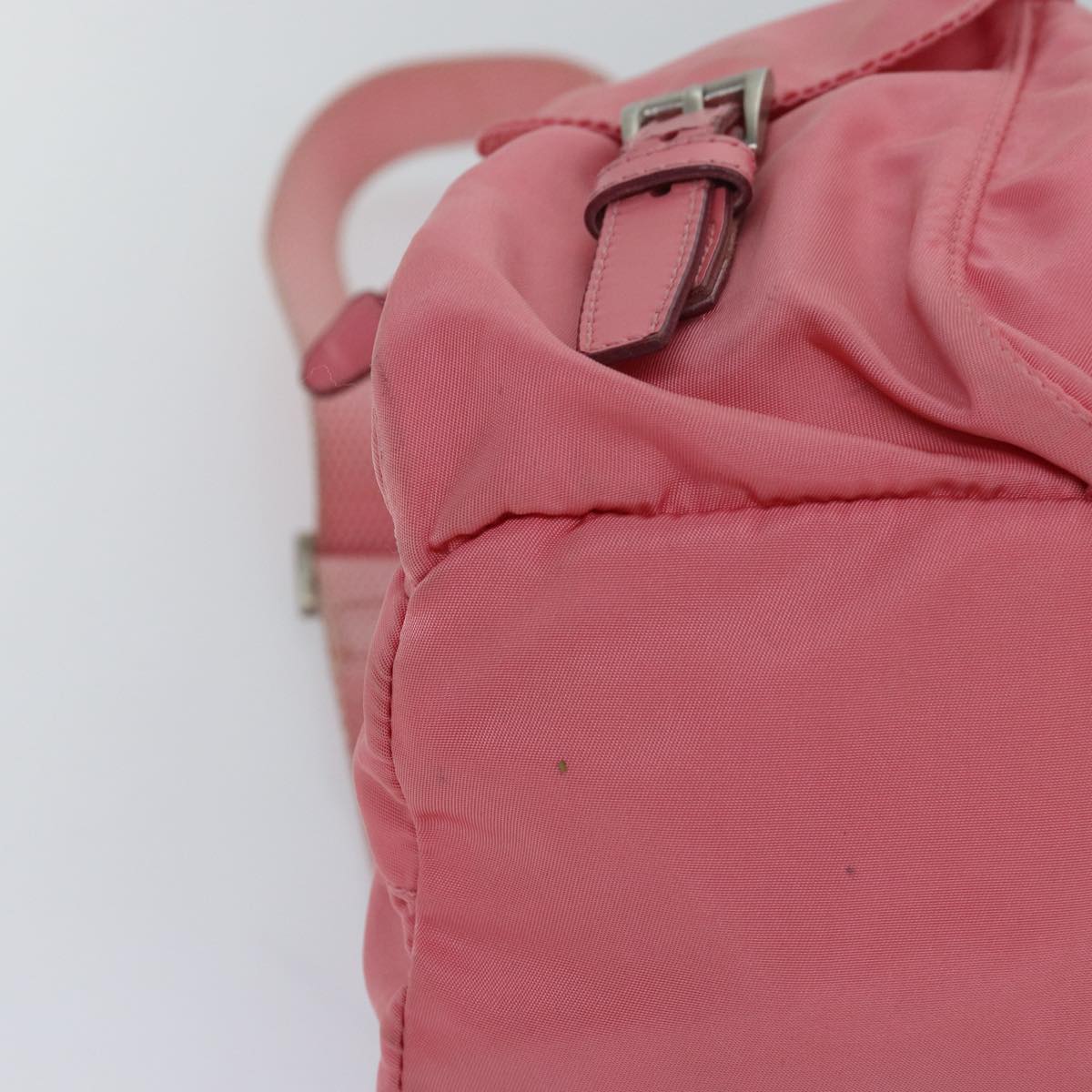 PRADA Backpack Nylon Pink Auth mr342