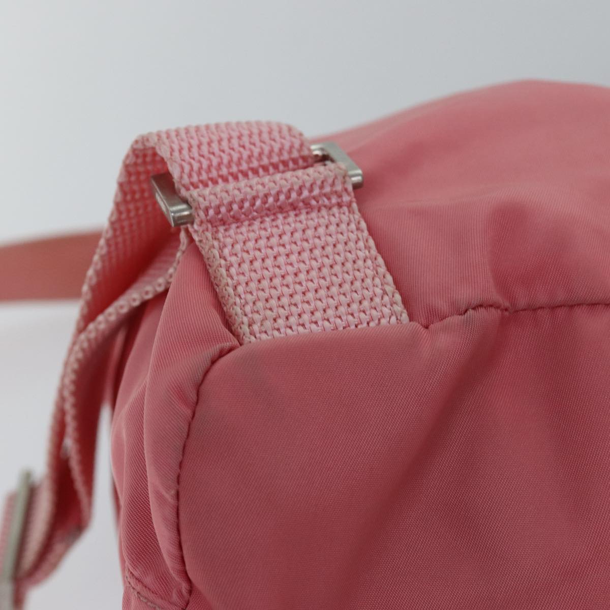 PRADA Backpack Nylon Pink Auth mr342