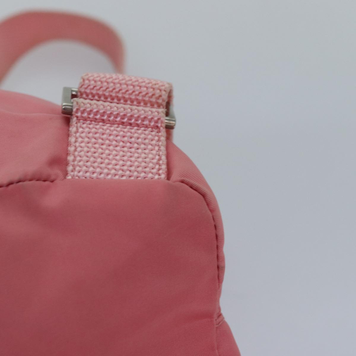 PRADA Backpack Nylon Pink Auth mr342