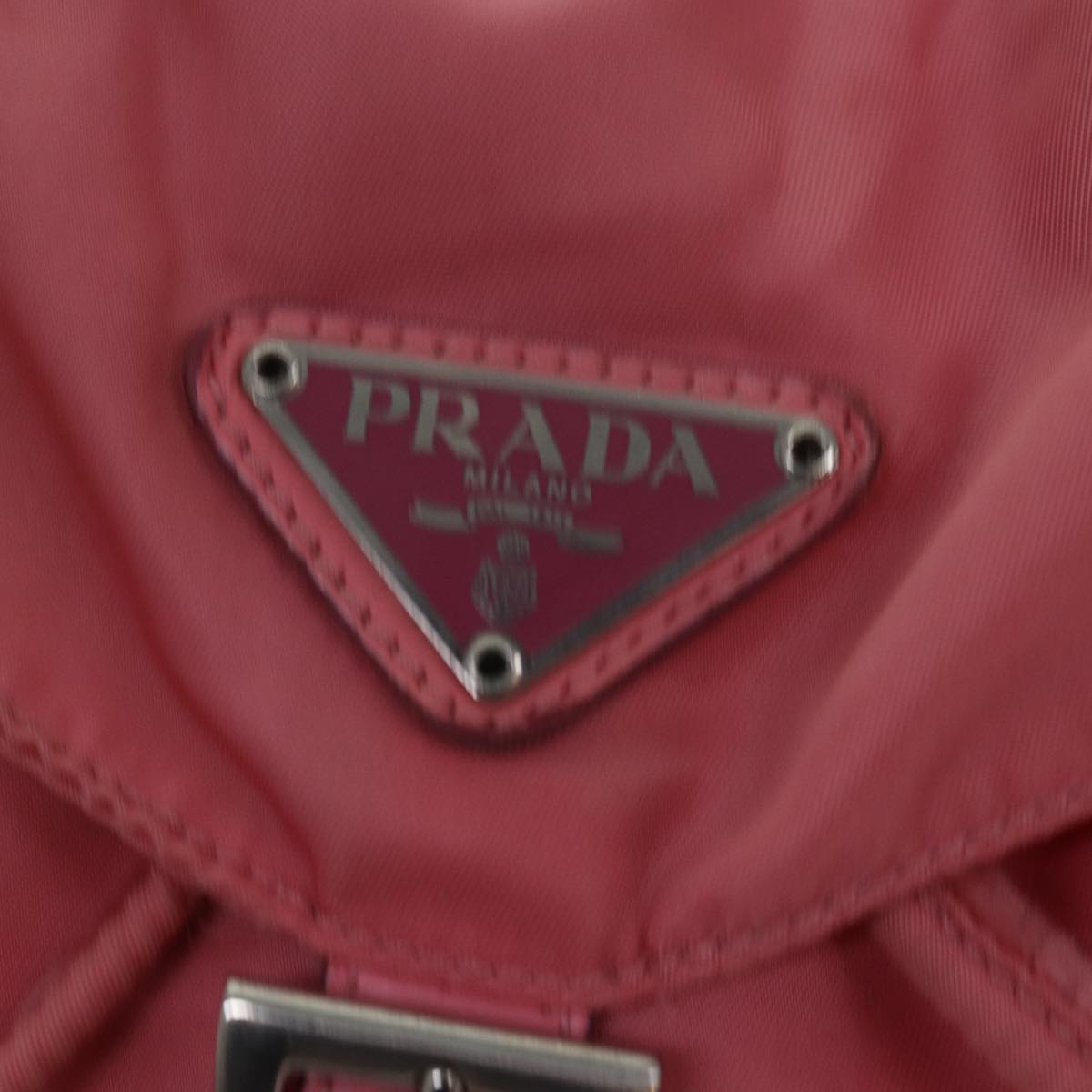 PRADA Backpack Nylon Pink Auth mr342