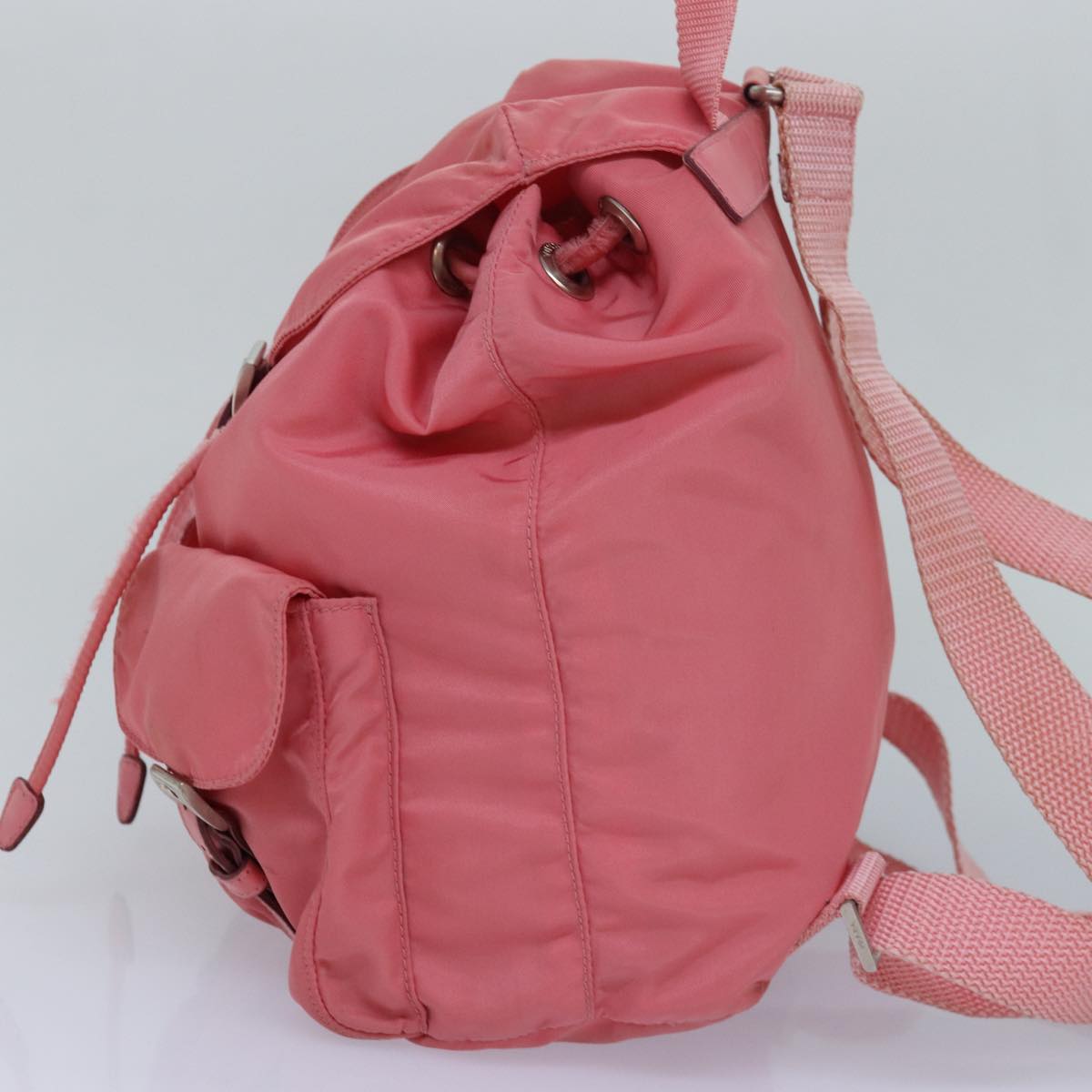 PRADA Backpack Nylon Pink Auth mr342