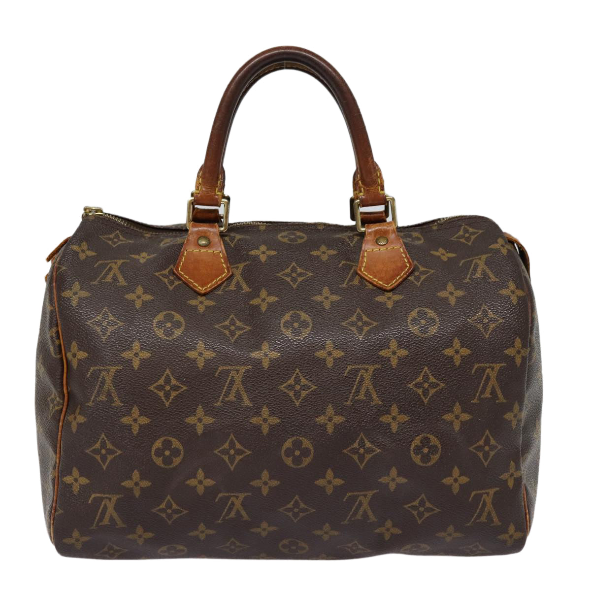 LOUIS VUITTON Monogram Speedy 30 Hand Bag M41526 LV Auth mr399