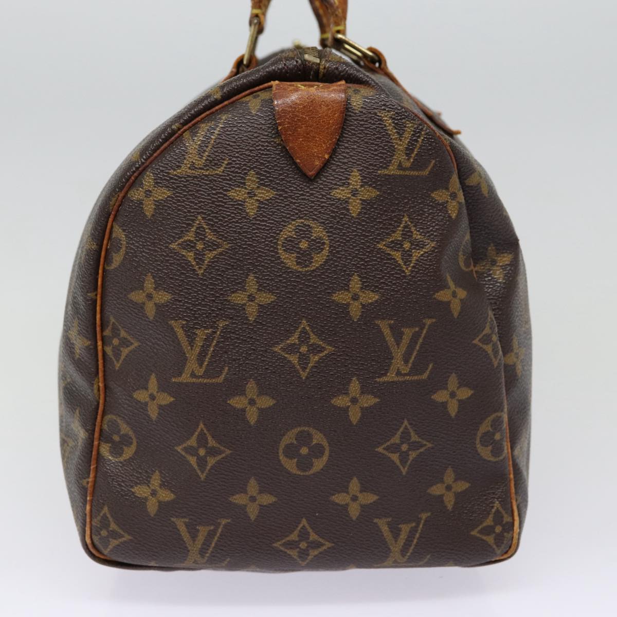 LOUIS VUITTON Monogram Speedy 30 Hand Bag M41526 LV Auth mr399