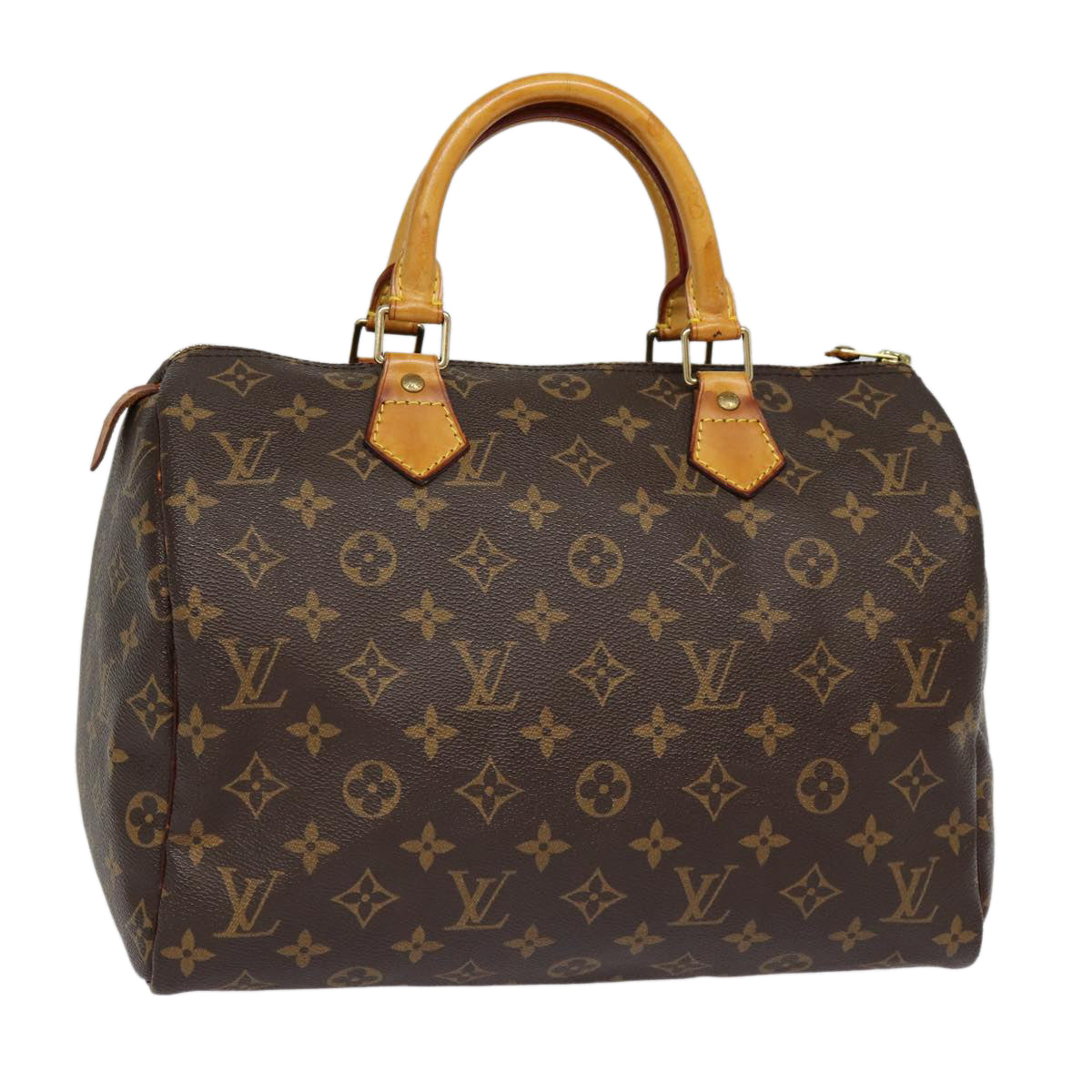 LOUIS VUITTON Monogram Speedy 30 Hand Bag M41526 LV Auth mr400