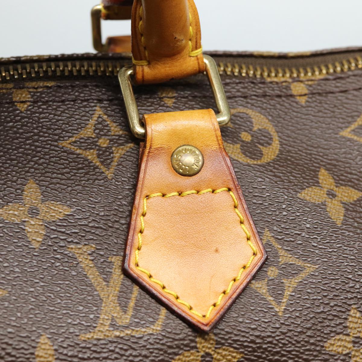 LOUIS VUITTON Monogram Speedy 30 Hand Bag M41526 LV Auth mr400