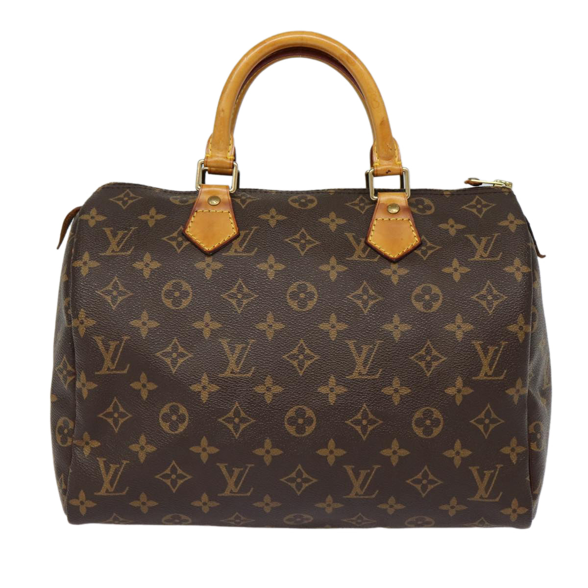 LOUIS VUITTON Monogram Speedy 30 Hand Bag M41526 LV Auth mr400