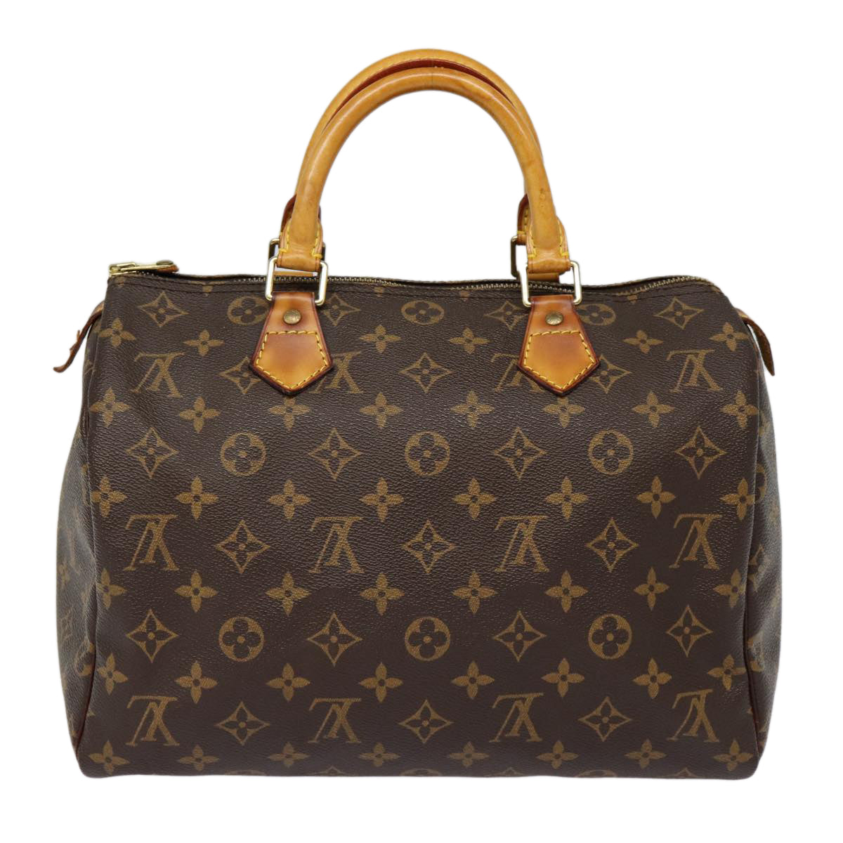 LOUIS VUITTON Monogram Speedy 30 Hand Bag M41526 LV Auth mr400