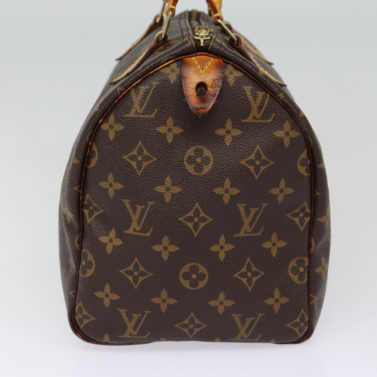 LOUIS VUITTON Monogram Speedy 30 Hand Bag M41526 LV Auth mr400