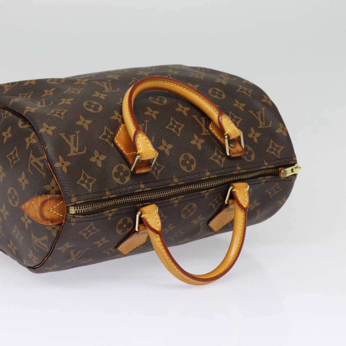 LOUIS VUITTON Monogram Speedy 30 Hand Bag M41526 LV Auth mr400