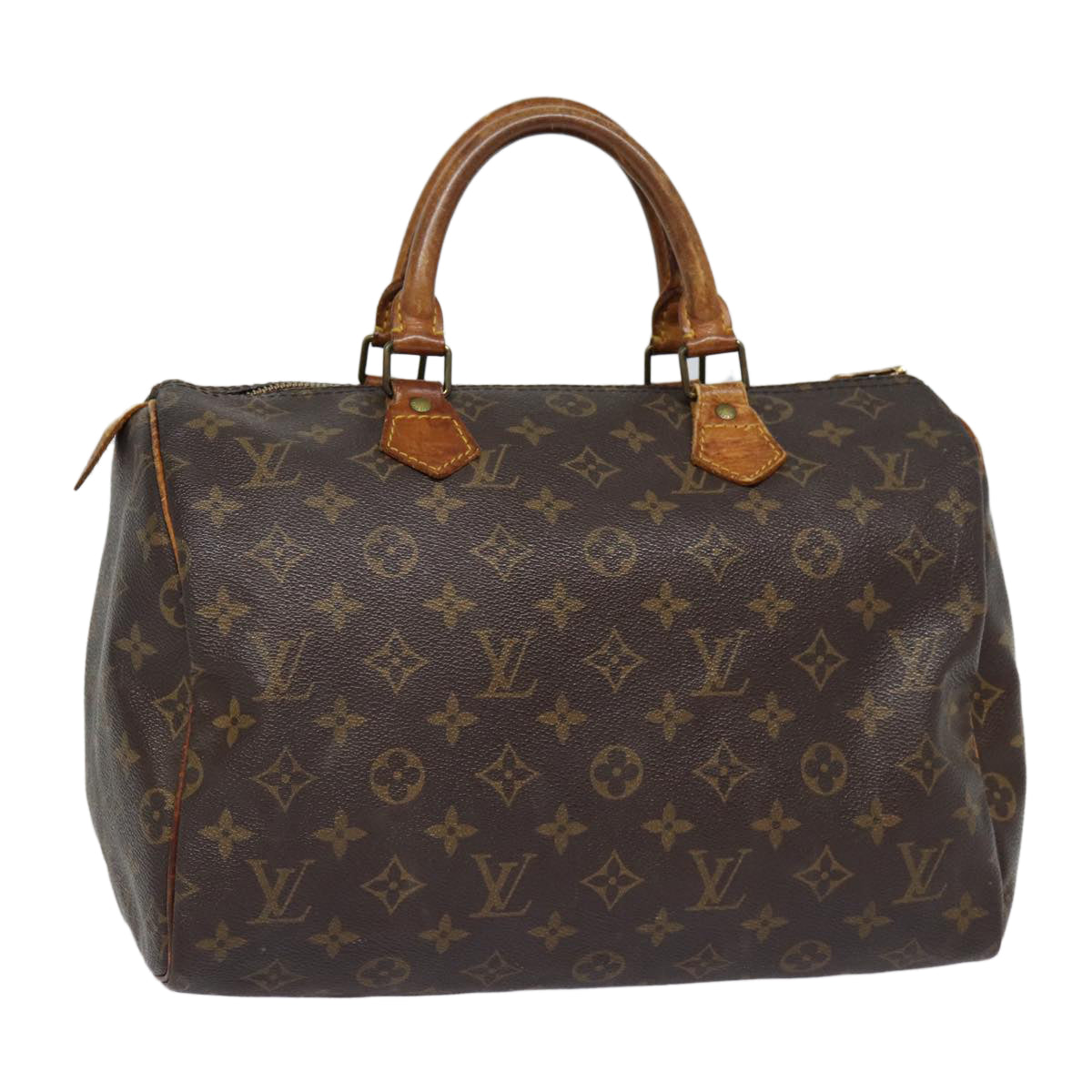 LOUIS VUITTON Monogram Speedy 30 Hand Bag M41526 LV Auth mr410