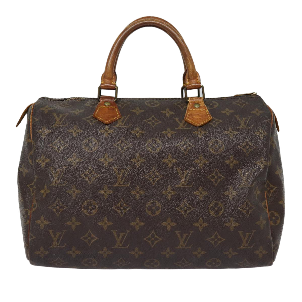 LOUIS VUITTON Monogram Speedy 30 Hand Bag M41526 LV Auth mr410