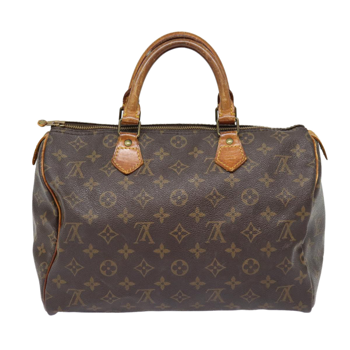 LOUIS VUITTON Monogram Speedy 30 Hand Bag M41526 LV Auth mr410