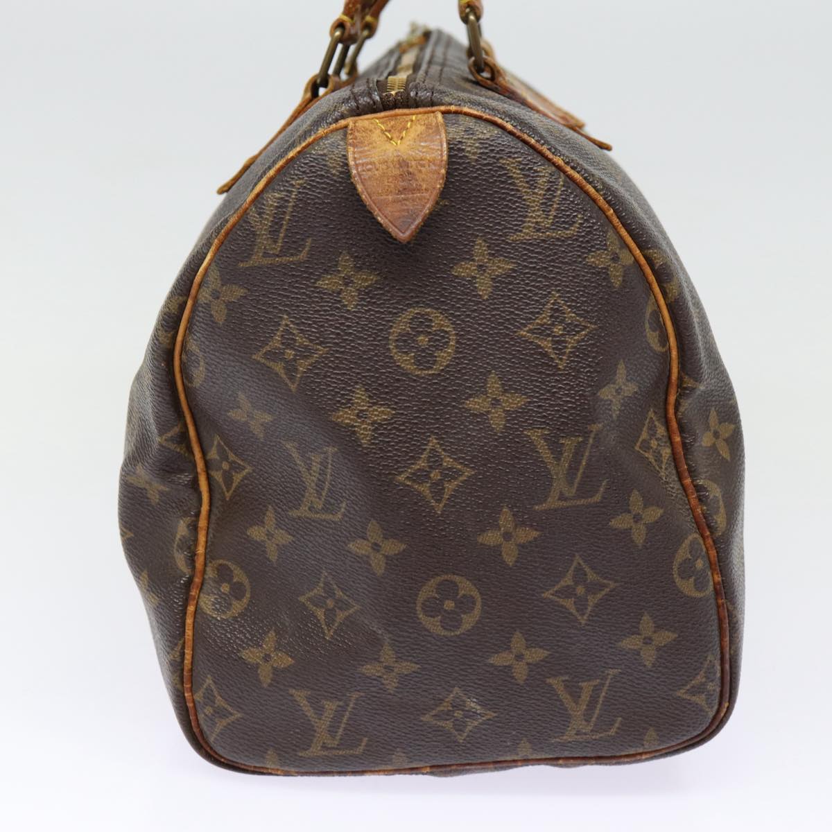 LOUIS VUITTON Monogram Speedy 30 Hand Bag M41526 LV Auth mr410