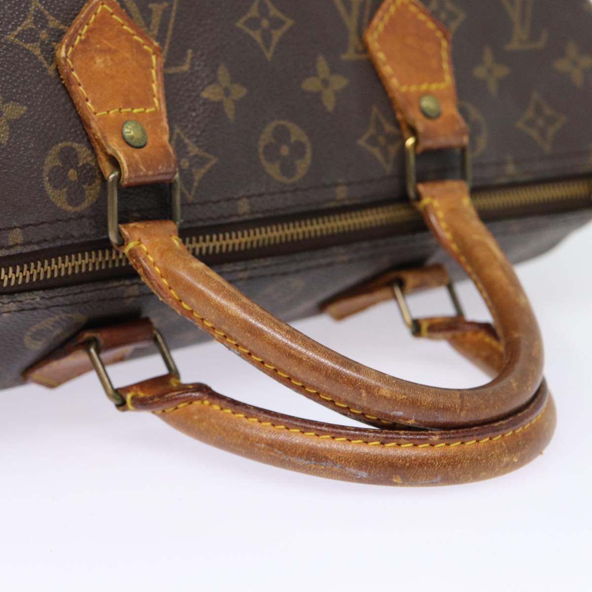 LOUIS VUITTON Monogram Speedy 30 Hand Bag M41526 LV Auth mr410