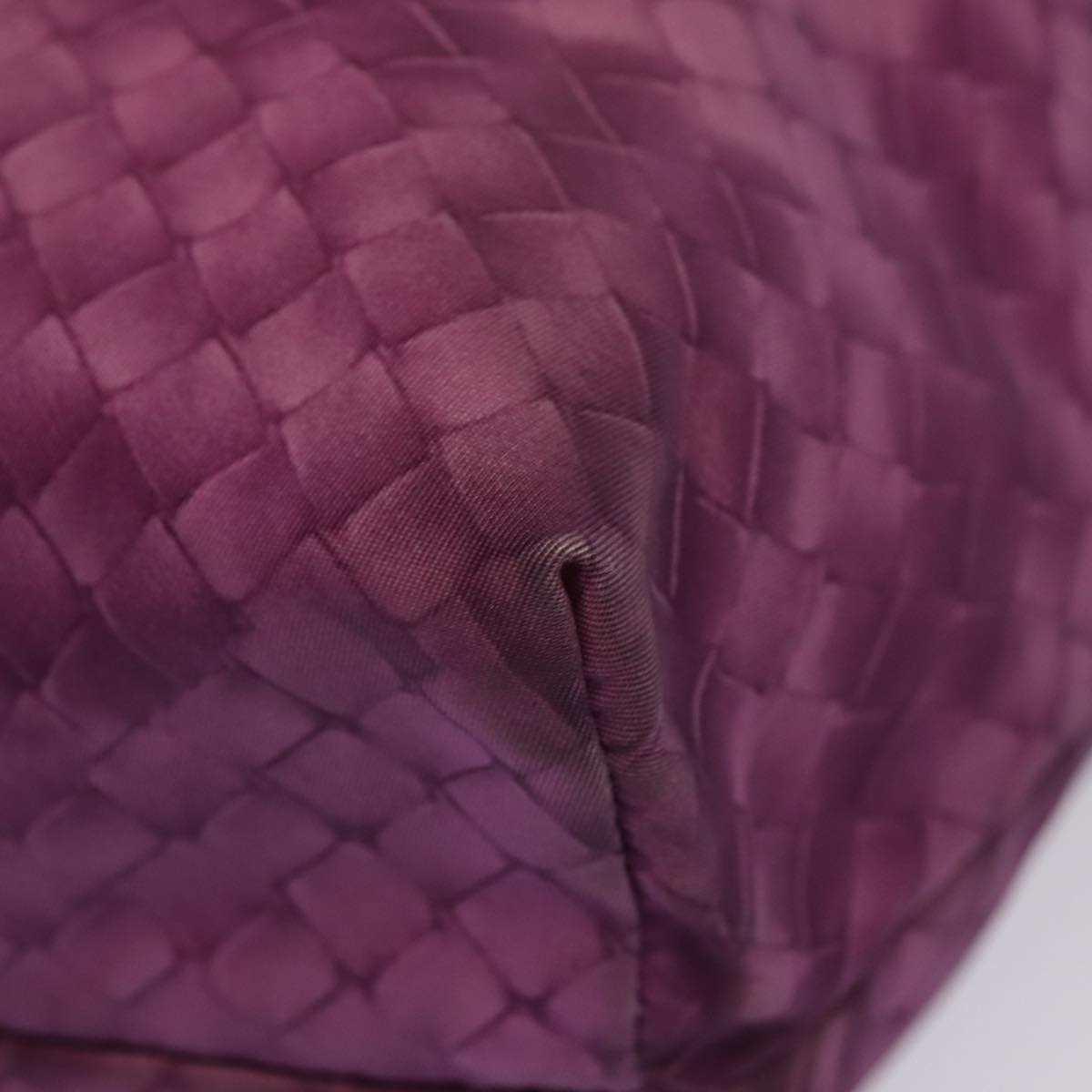 BOTTEGA VENETA Tote Bag Nylon Purple Auth mr465